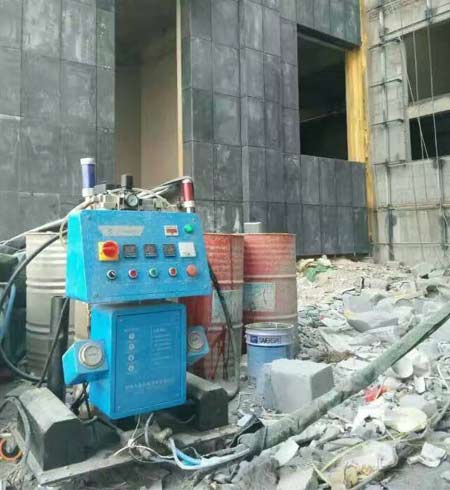 外墙保温喷涂机价格施工步骤(图1) 外墙保温喷涂机价格施工步骤