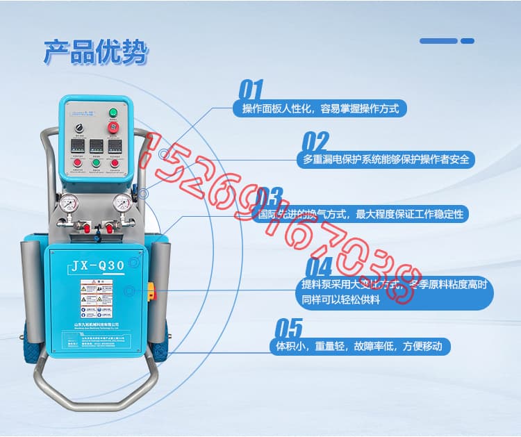 JX-Q30气动聚脲喷涂机4