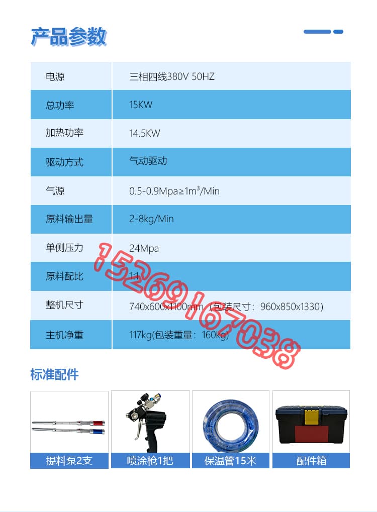 JX-Q30气动聚脲喷涂机5